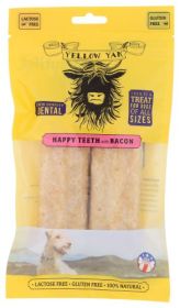 YELLOW YAK: DOG TREAT YAK DENTAL BACN (4.000 OZ)