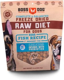 BOSS DOG BRAND INC: Fish Freeze Dried, 12 oz