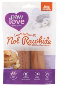 PAW LOVE: Not Rawhide Peanut Butter, 2 pc