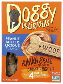 DOGGY DELIRIOUS: Dog Bone Pb, 16 oz