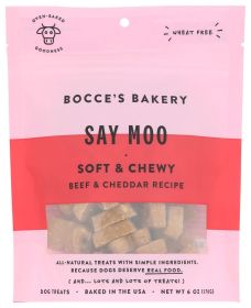 BOCCES BAKERY: Beef and Cheddar Recipe Dog Treat, 6 oz