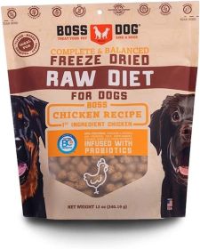 BOSS DOG BRAND INC: Chicken Recipe Freeze Dried, 12 oz