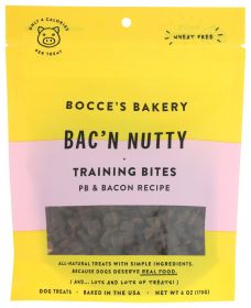 BOCCES BAKERY: Peanut Butter Bacon Recipe Training Bites, 6 oz