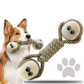 Dog Braided Rope Toy Durable Dog Toys for Aggressive Chewers Dog Chew Toys Teeth Cleaning Safe Bite Resistant Toothbrush Stick for Puppies & Middle D