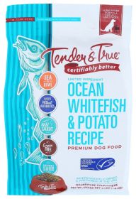 TENDER AND TRUE: Ocean Whitefish and Potato Dry Dog Food, 4 lb