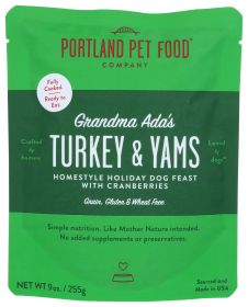 PORTLAND PET FOOD COMPANY: Turkey and Yams Dog Food, 9 oz