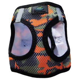 American River Choke Free Dog Harness Camouflage Collection (Color: Orange Camo, Size: XX-Small)