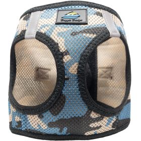 American River Choke Free Dog Harness Camouflage Collection (Color: Blue Camo, Size: XX-Small)