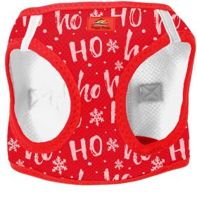 American River Choke Free Dog Harness Holiday Collection (Color: HO HO HO, Size: XX-Small)