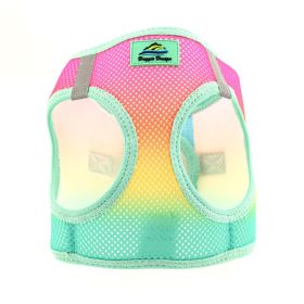 American River Choke Free Dog Harness Ombre Collection (Color: Beach Party, Size: XX-Small)