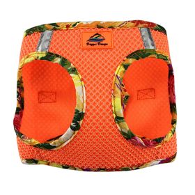 American River Choke Free Harness Hawaiian Trim (Color: Sunset Orange, Size: XX-Small)