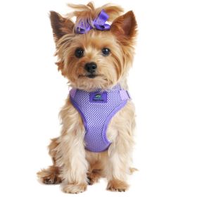 Wrap and Snap Choke Free Dog Harness by Doggie Design (Color: Paisley Purple, Size: X-Small)