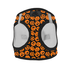 American River Choke Free Dog Harness Holiday Collection (Color: Halloween Jack-o-Lanterns, Size: XX-Small)