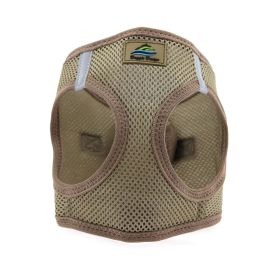 American River Solid Ultra Choke Free Dog Harness (Color: Fossil Brown, Size: XX-Small)