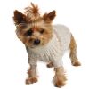 Combed Cotton Cable Knit Dog Sweater