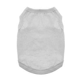 Cotton Dog Tank (Color: Glacier Gray, Size: X-Small)