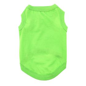 Cotton Dog Tank (Color: Green Flash, Size: X-Small)