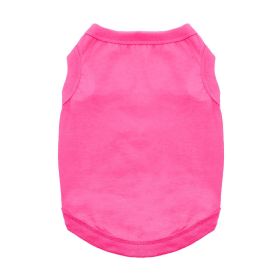 Cotton Dog Tank (Color: Raspberry Sorbet, Size: X-Small)