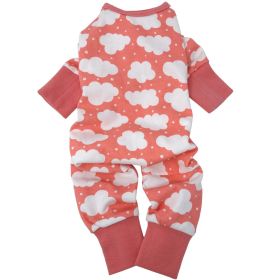 CuddlePup Dog Pajamas (Color: Fluffy Clouds Coral, Size: X-Small)