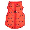 Cartoon Cardigan Waistcoat with Zipper Tractive Hole for Dogs