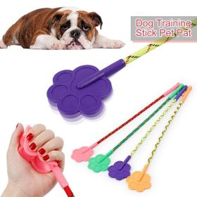 Lightweight Rubber Training Lovely Pet Pat Dog Toy Stick Correct Bad Habits Dogs Whip Trainer Punishment Device Dogs Accessories (Color: Pink, Size: 42cm)