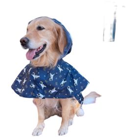 Waterproof Cape for Large and Small Dogs Windproof Raincoat Poncho for Pets (Type: UnicornS)