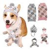 Autumn-Winter Vintage Jacquard Dress for Pet Dogs