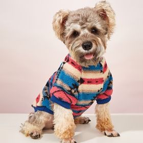 Pet Sweater; Warm Dog Sweater Cat Hoodie For Cold Weather; Floral Print Dog Apparel(Small & Medium) (Color: Mixed Color, Size: XL)