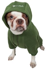 Fashion Plush Cotton Pet Hoodie Hooded Sweater (Size: Medium)