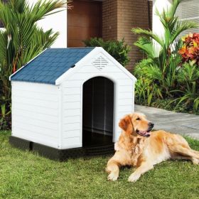 Plastic Waterproof Ventilate Pet Puppy House (Size: S)