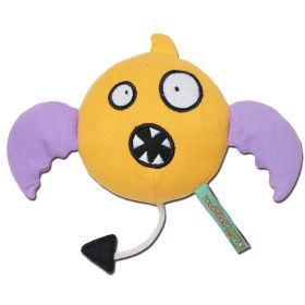 Touchdog Cartoon Flying Critter Monster Plush Dog Toy (Color: yellow)