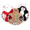 Christmas pet plush toys dog voice toys grinding teeth resistant toys cat toy cartoon cotton rope toy