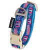 Touchdog 'Bone Patterned' Tough Stitched Embroidered Collar and Leash