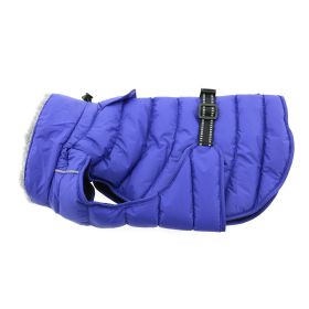 Alpine Extreme Weather Puffer Coat (Color: Navy Blue, Size: 2X-Large)