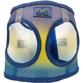 American River Choke Free Dog Harness Ombre Collection (Color: Cosmic Splash, Size: X-Large)