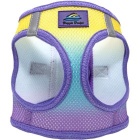 American River Choke Free Dog Harness Ombre Collection (Color: Lemonberry Ice, Size: Large)