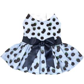 Blackberries Dog Dress with Matching Leash (Size: X-Large)