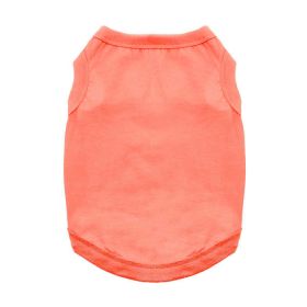 Cotton Dog Tank (Color: Coral, Size: X-Large)