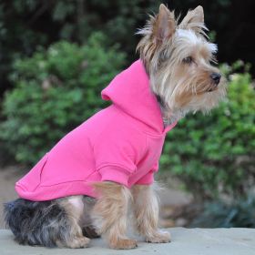 Flex-Fit Dog Hoodie (Color: Pink, Size: 4X-Large)