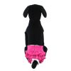 Ruffled Solid Pink Dog Panties