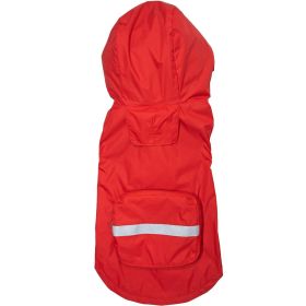 Packable Raincoat (Color: Red, Size: X-Large)