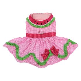 Watermelon Dog Harness Dress by Doggie Design (Size: X-Large)