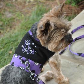 Halloween Dog Harness (Color: Too Cute to Spook, Size: Small)