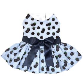 Blackberries Dog Dress with Matching Leash (Size: Large)