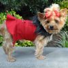 Wool Fur-Trimmed Dog Harness Coat