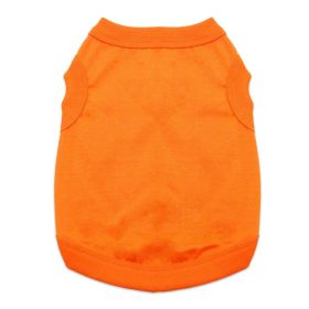 Cotton Dog Tank (Color: Sunset Orange, Size: Small)