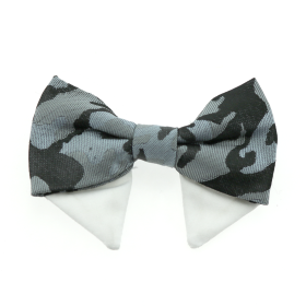 Universal Dog Bow Tie (Color: Gray Camo, Size: Type 2)