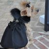 Wool Fur-Trimmed Dog Harness Coat