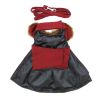 Wool Fur-Trimmed Dog Harness Coat